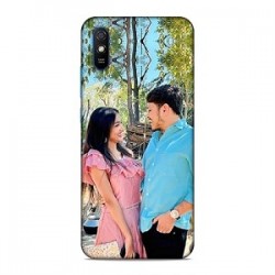 CLEOK Back Cover for Redmi 9A | Polycarbonate Hard Case | Personalised, Customised, Own Photo, Design, Text, Name, Date Editing with Color & Font Picker Feature