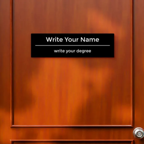 CUSTOM NAMEPLATES